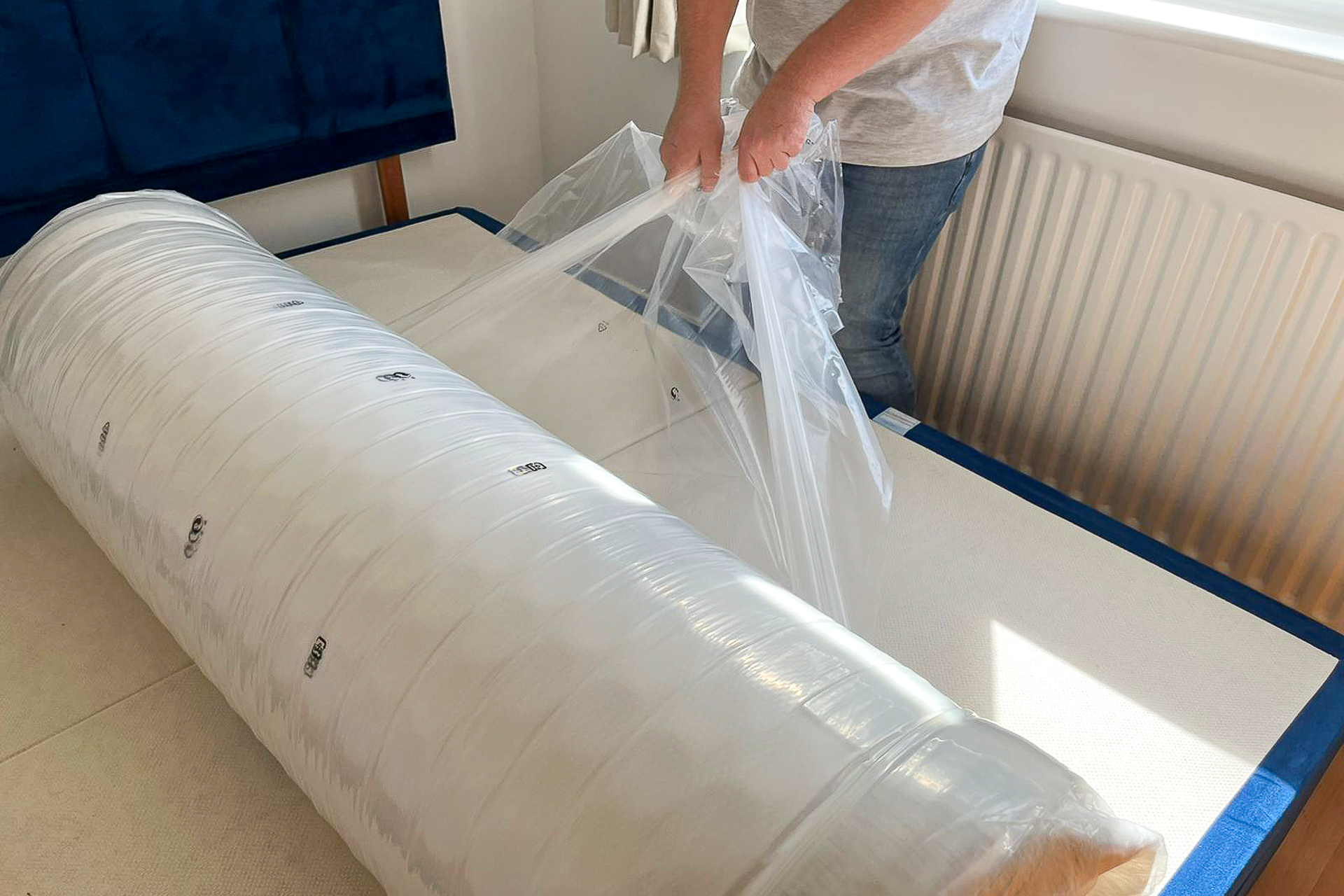 unwrapping hypnia mattress